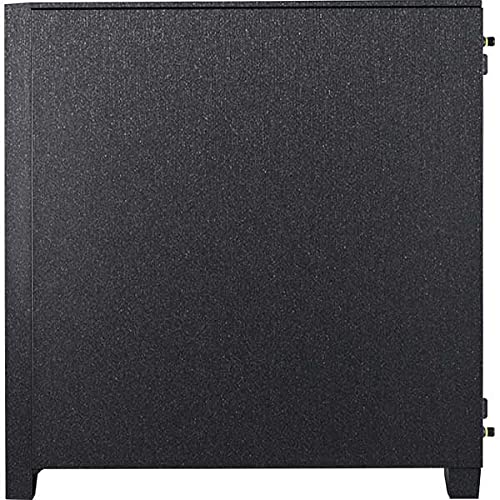 Skin Skinit para Gaming compatible con Corsair 4000D Tempered Glass Mid-Tower ATX Case, diseño original textura de acero cepillado miniatura 3