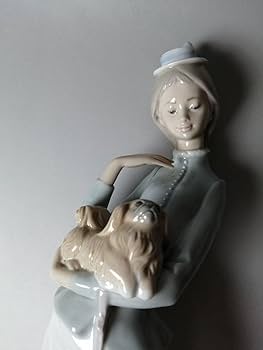 【むー】LLADRO / リヤドロ　犬　「お舟に乗って」 むー様専用】LLADRO / リヤドロ 犬 「お舟に乗って」