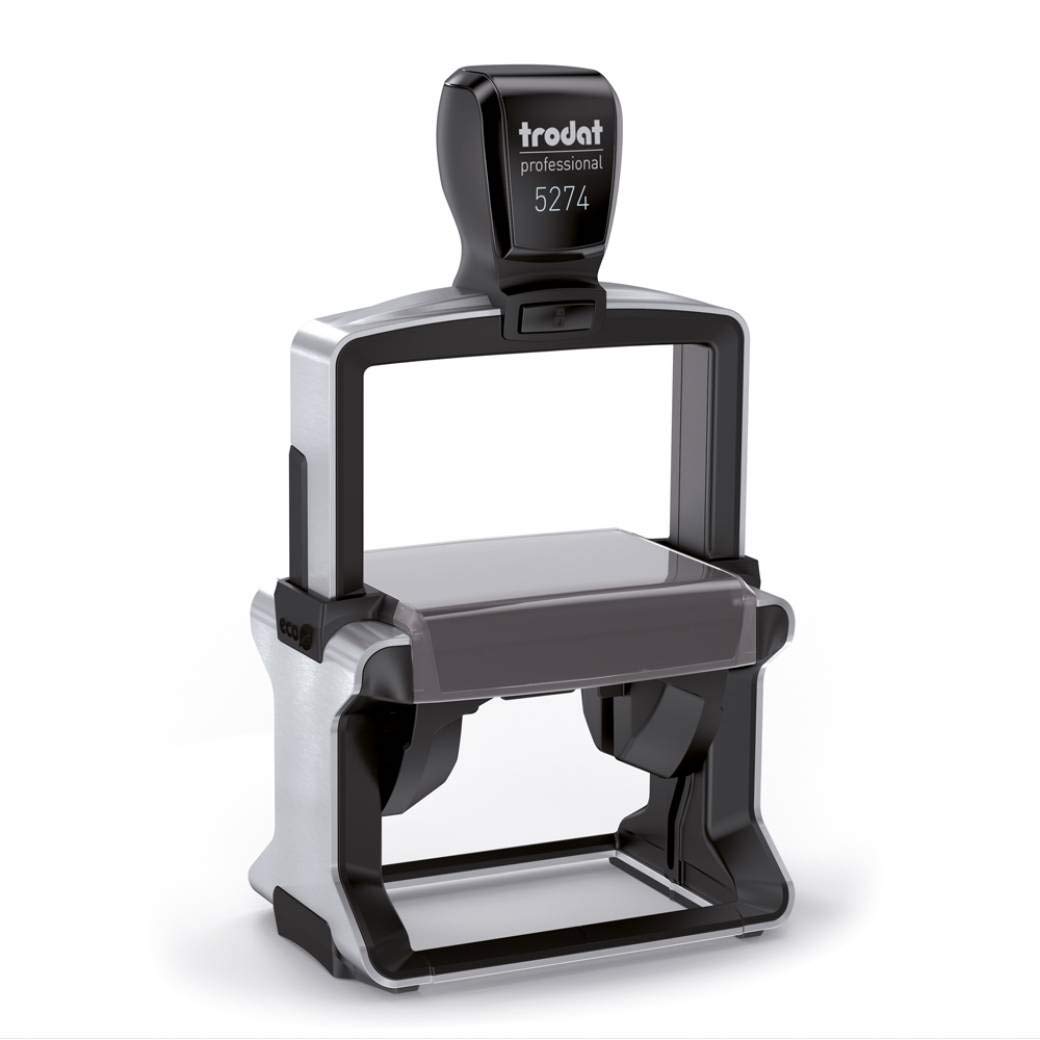 Trodat Professional 5274-60x40mm - Timbro a 8 cifre, in metallo, in acciaio INOX, ottima qualità ! 60x40 metallo