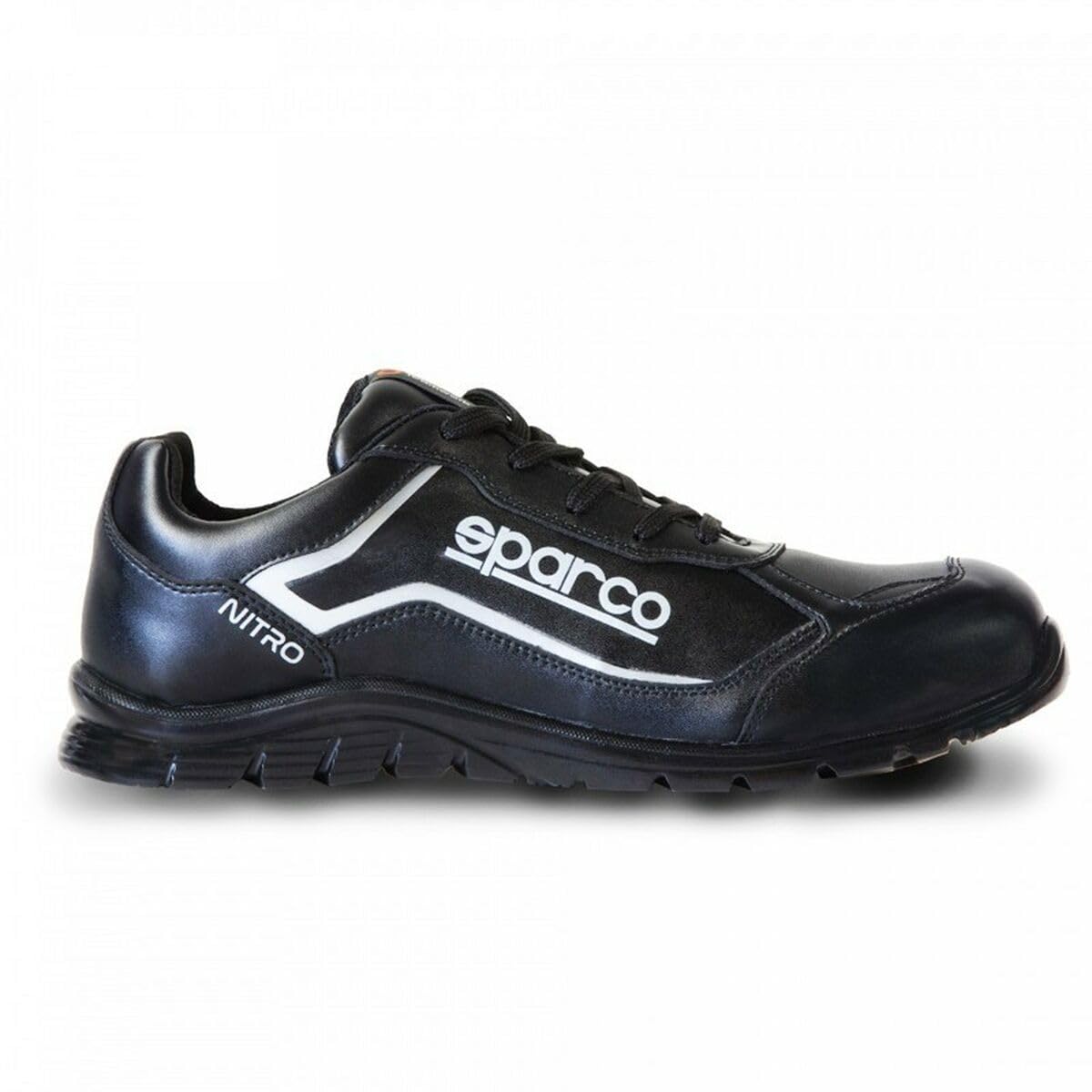Sparco Teamwork Scarpa Antinfortunistica Da Lavoro-Bassa per UOMO E Donna-Nitro-S3 SRC, Botas de Seguridad y contra Incendios Unisex Adulto, Nero/Nero, 42 EU