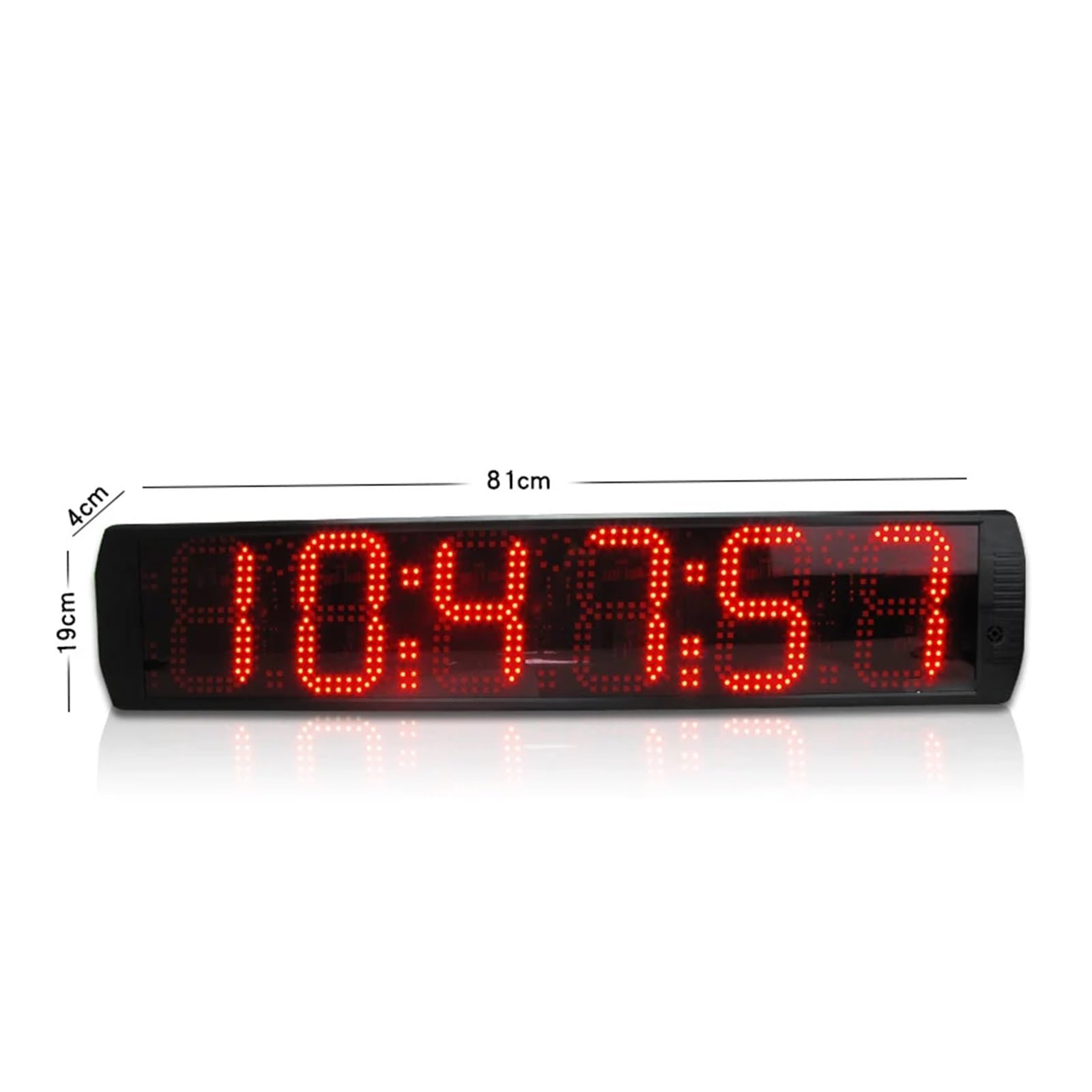 Timer Sport, Horloge LED Murale, Compte à rebours, intérieur, hôpital, Stade, Salle de Classe, 6 Pouces, 6 Chiffres