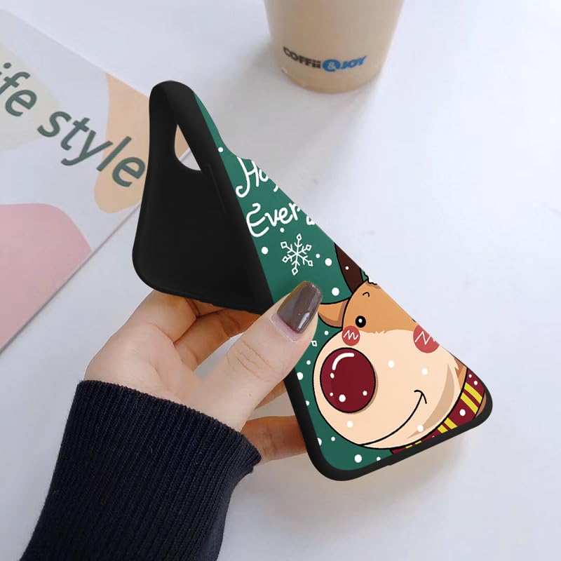Pnakqil 3 Pezzi Cover Natalizie per iPhone 14 Pro Max 6,7