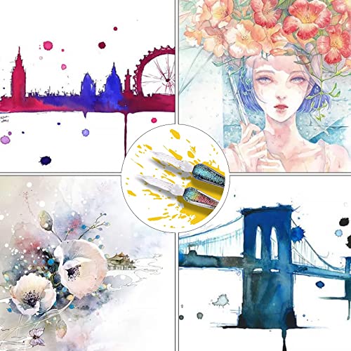 Mklpo Glass Dip Pen Set,Calligraphy Pens For Beginners,Ink Pen, Writing, Signatures, Calligraphy, Decoration, Gift With Two Art Pen (Colorful) #TOP5