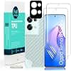 Ibywind Schutzfolie f r Oppo Reno 8 Pro 5G67 Zollmit 2 St ck flexibler TPU-Foliemit 1 St ck Metall-Kameraschutz[999% HD klarCase-Friendlykeine Blasen]