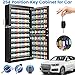 254 Keys Key Box Wall Mount with Digital Code, Heavy Duty Anti-Theft Key Lock Box with Side Drop Slot and Colorful Key Tags for Car Garage House Rental Office