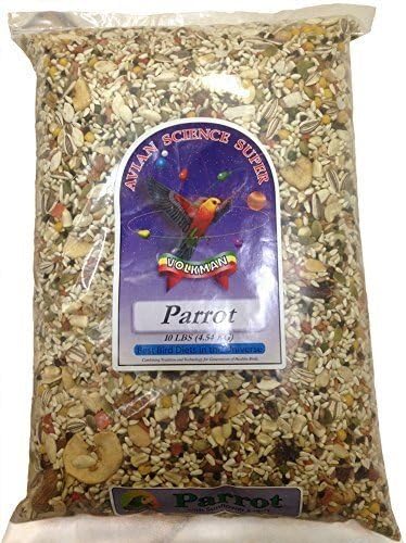 Avian Science Volkman Super Parrot Bird Food Seed Mix 10lb