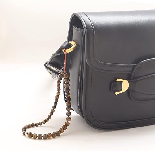 Miniatura 6 de Correa de muñeca con cuentas para teléfono celular, hecha a mano, piedra preciosa natural