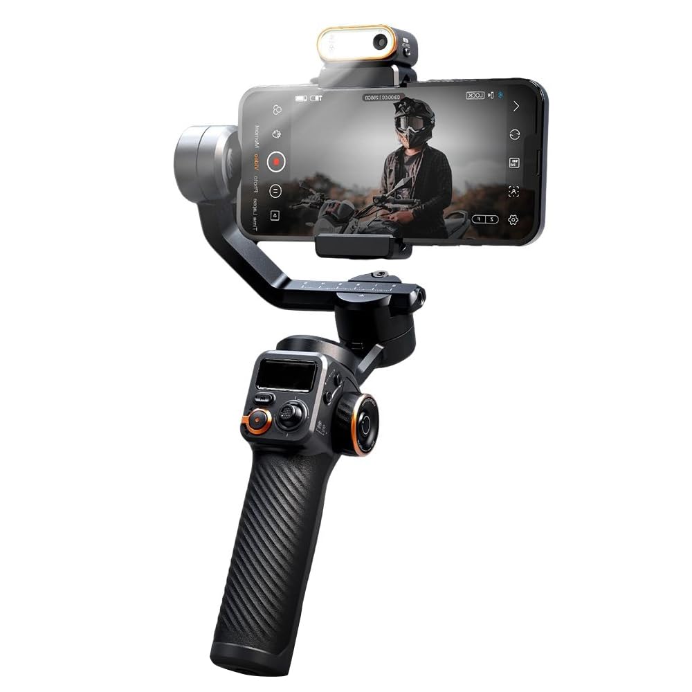 Namolit Estabilizador de cardán para smartphone de 3 ejes Phone Vlog Gimbal