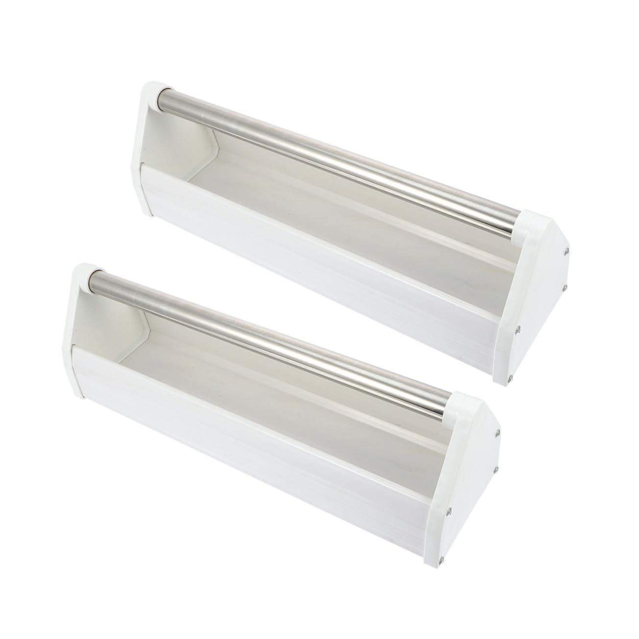Homoyoyo Mangeoire pour Pigeons et Perruches en Plastique Résistant 40 Cm Lot de 2 pour Alimentation Intérieure et Extérieure Jardin Parc Oiseaux