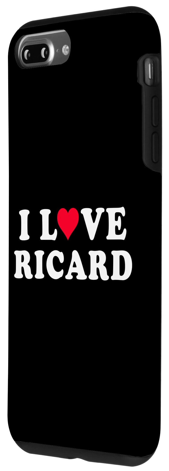 iPhone 7 Plus/8 Plus I Love Ricard Matching Girlfriend & Boyfriend Ricard Name Case - Image 2