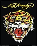 Paper Ed Hardy Tiger Face Tattoo 20