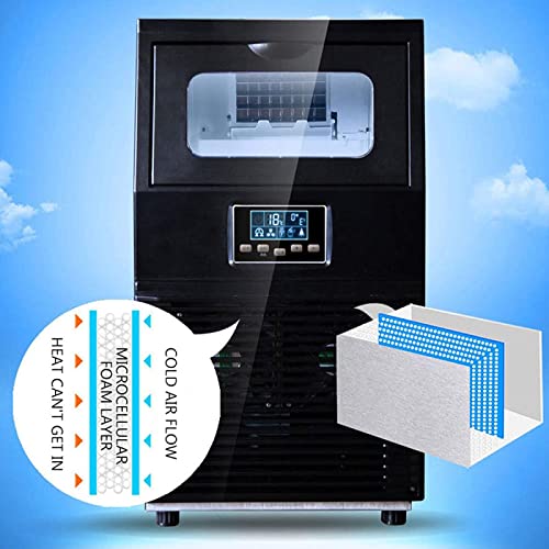 Máquina automática compacta para hacer hielo 50kg miniatura 6