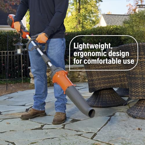 Image of Husqvarna DB110 Leaf Blower Attachment, FLXi Compatible Battery Powered Leaf Blower Attachment, Hook Included for Easy Storage
