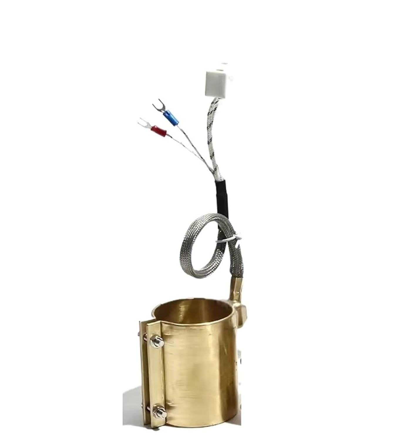 High-Performance Brass Band Heater 220V for Extrusion Die Machines - Multiple (45x70mm, 48x30mm, 48x35mm, 48x40mm, 50x30mm)(4 Wires,210W 50x30mm)