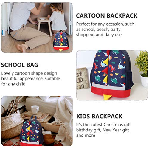 ABOOFAN Mochila de Desenho Animado de Dinossauro para Meninos E Meninas Mochila Escolar Mochila de J