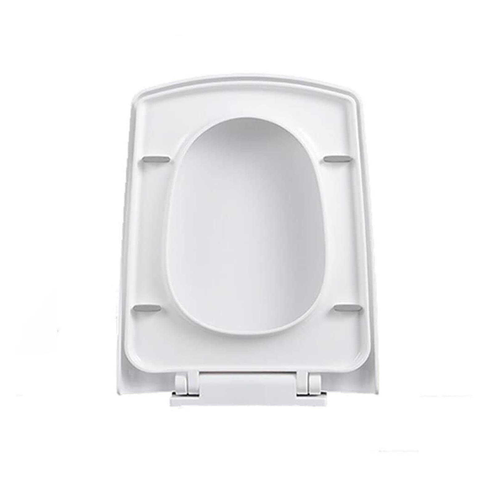 Asiento de Inodoro Cuadrado con Tapa Fácil Instalación