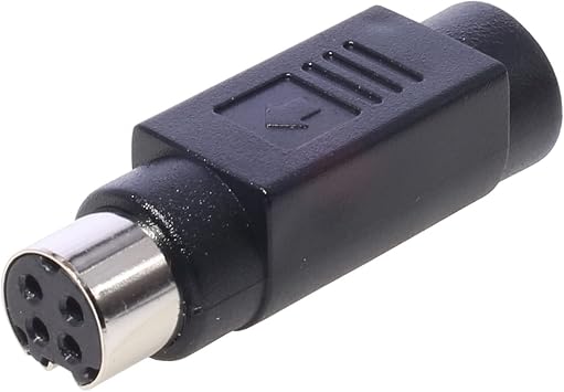 5.5x2.5mm to 4 Pin Power Plug Connectors 5525 Female to 4 Pin Female Adapter Converter for 230W GT73 GT72 Black Plastic