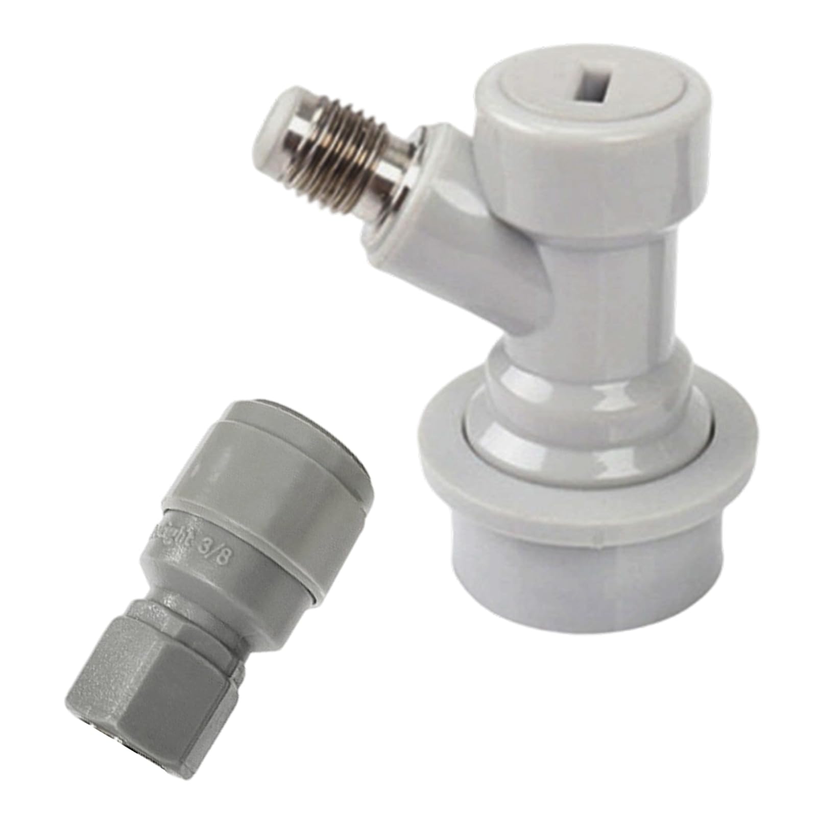 Limtula Quick Couplers, Non-Rust Steel & ABS Fittings for Kegs with Tool-Free Setup Keg Couplers