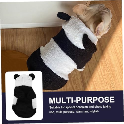 Disfraz de perro Panda coral talla M para perros pequeños miniatura 6