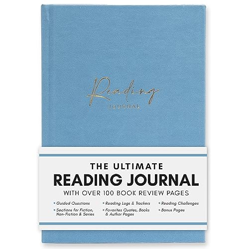 Reading Journal for Book Lovers by epic self – Daily Log Notebook to Remember Plots, Rate Stories & Track Reading Habits – Journal to Record & Review Your Ideas & Memories – Bookworm Companion