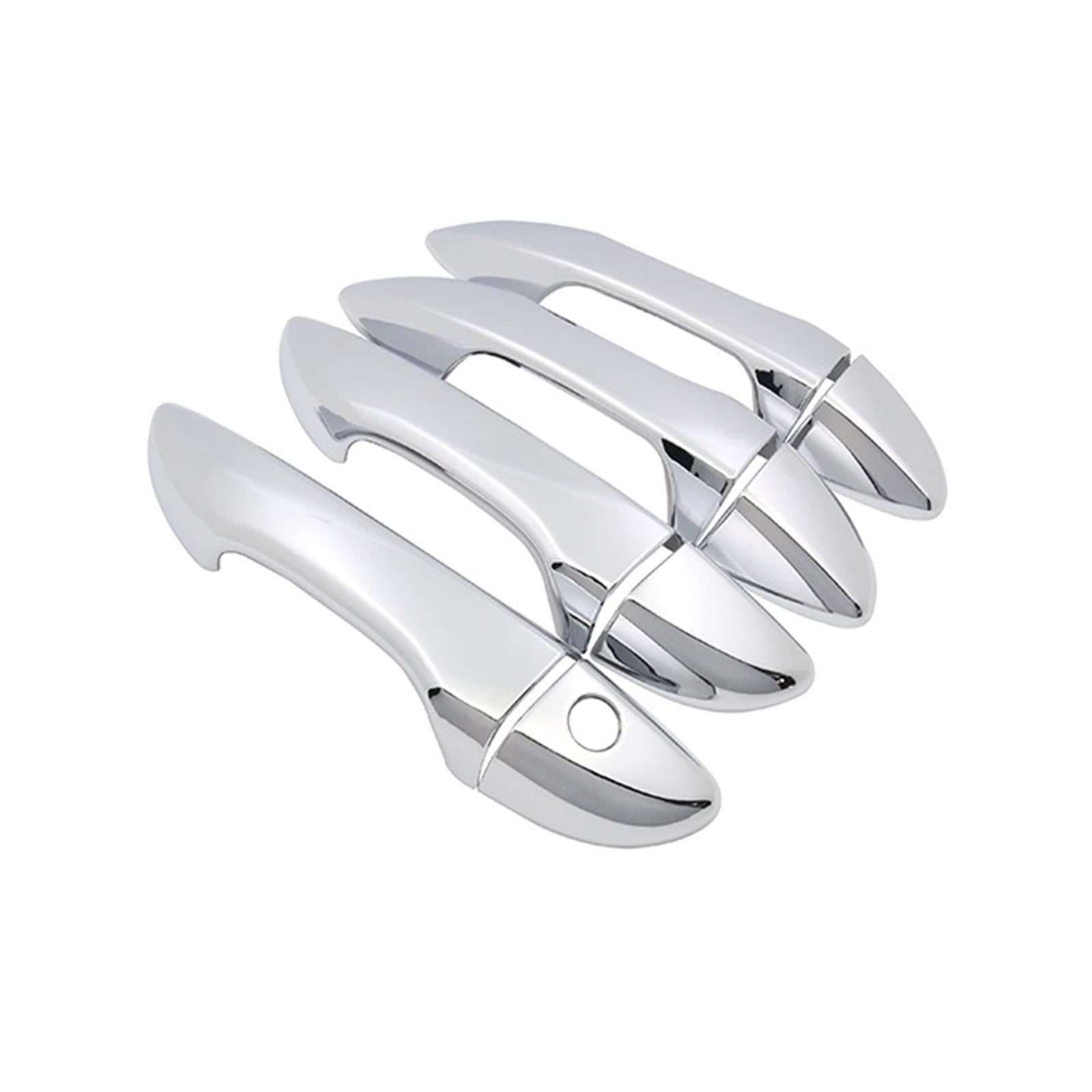 Drezzo Car Exterior Door Handle for Toyota for Corolla E170 2014-2019 2015-2018 Chrome Exterior Door Handle Cover Car Stickers Trim Set(Bowl 4 Door)