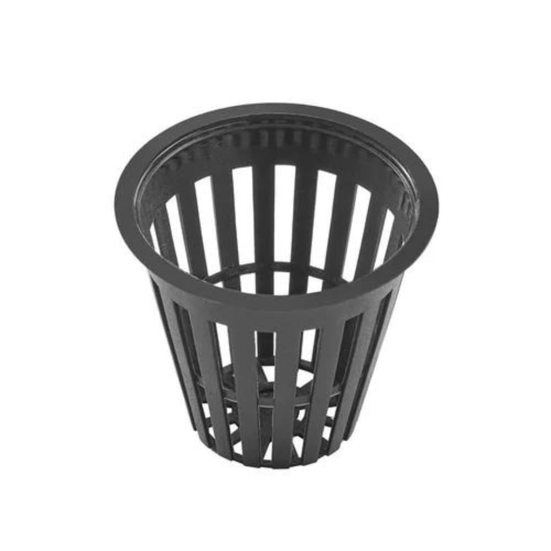 Poddar Farms® Net Pots for Hydroponics 2-Inches Black Food Safe Lead Free Virgin Plastic (50) (B0BW8TPFDC) Amazon Price History, Amazon Price Tracker