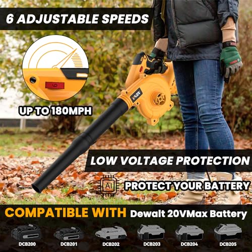 Yawv NYAWV-LB-DE-01 Cordless Leaf Blower For Dewalt 20V Max Battery thumb #2
