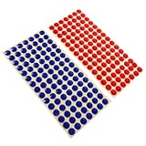 SHERCHPRY Hot Cold Indicator Stickers 210Pcs Bathroom and Kitchen Faucet Labels Bold Colors for Shower and