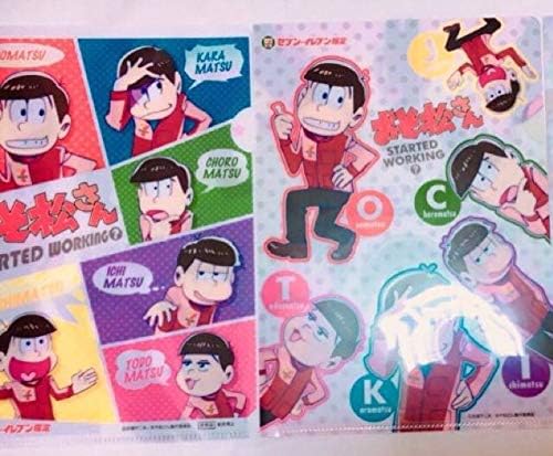 Amazon Co Jp おそ松さん セブンイレブン Seven Eleven 非売品 特典 クリアファイル 2枚セット おそ松 一松 カラ松 十四松 チョロ松 トド松 ホビー 通販
