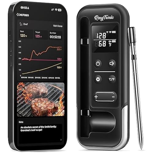 Smart Bluetooth Wireless Meat Thermometer, 800FT Digital Food Thermometer for
