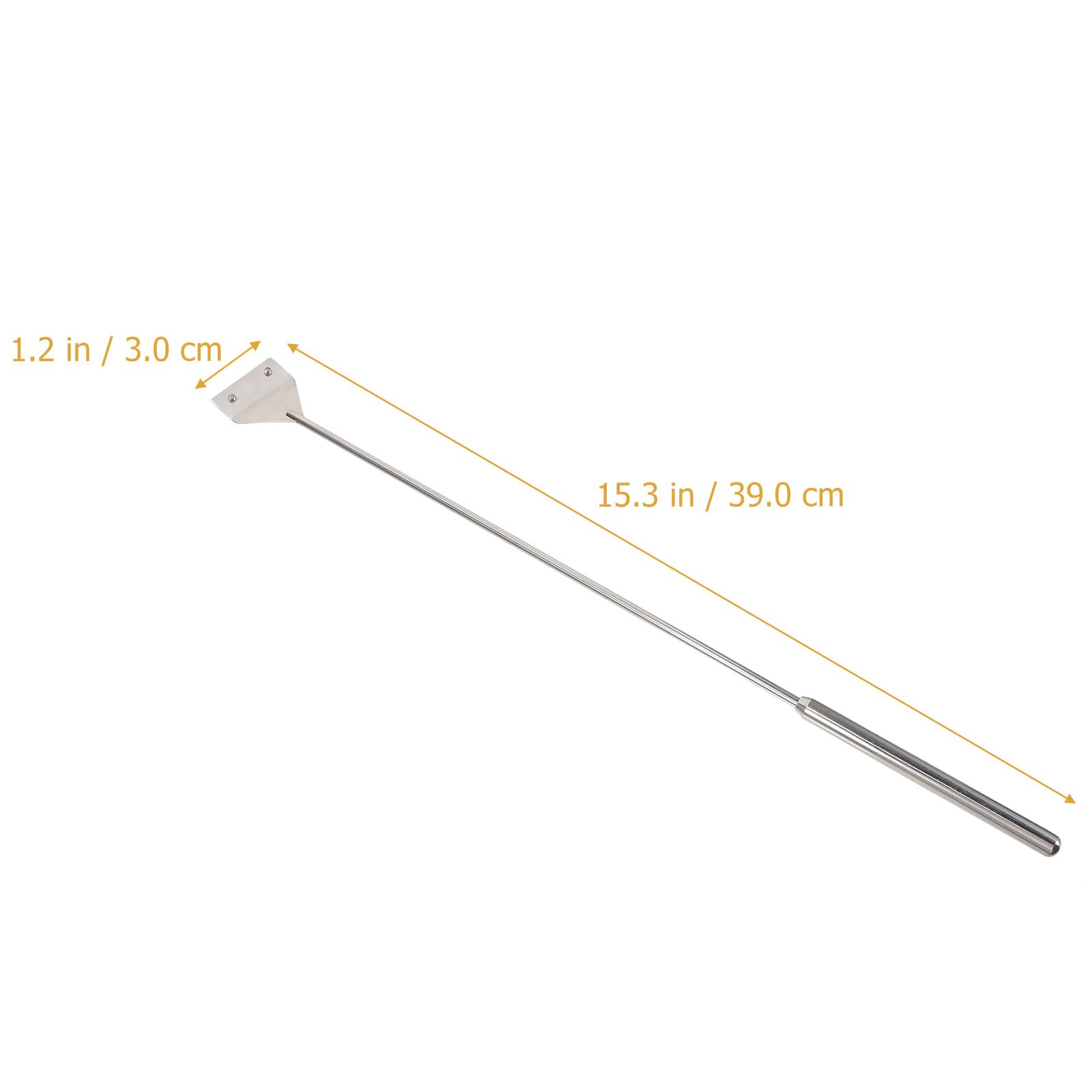 Abaodam Kit D'outils D'aquascaping et Grattoir à Algues Verre pour Nettoyage Rapide Pince et Ciseaux pour Aquarium en Métal Argenté