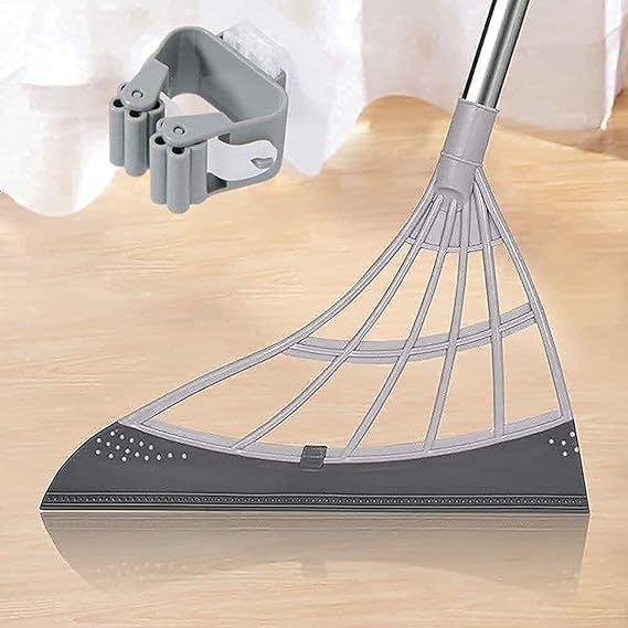Adjustable Wiper Multifunction Magic Broom, 2-in-1 Universal Wiping Sweeper Silicone Broom with Scraper, Bathroom Wiper Broom is Used for Tiles, Glass, Wiper, Hardwood Floor-image-41
