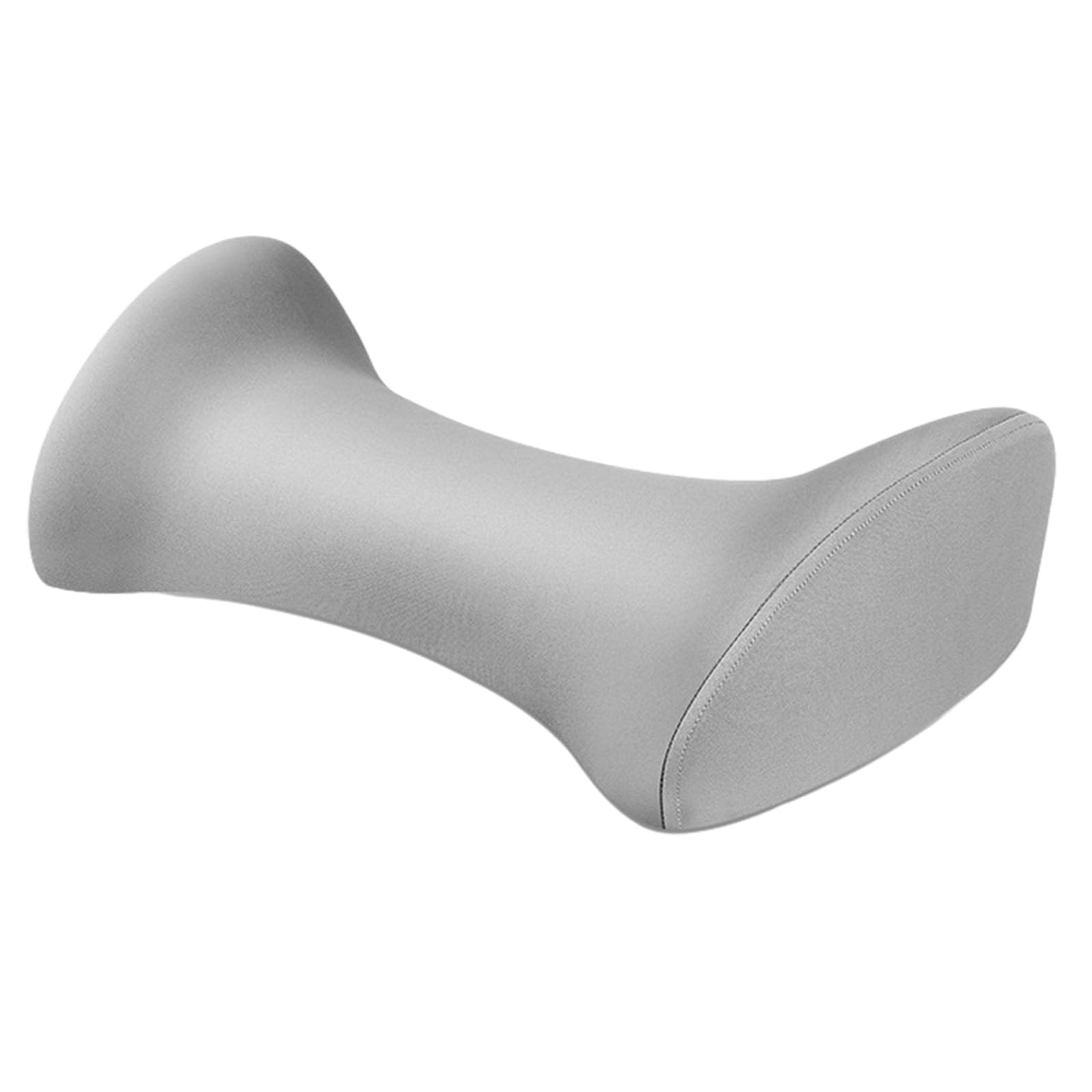 Coussin lombaire pour dormir de couleur gris avec mousse ergonomique