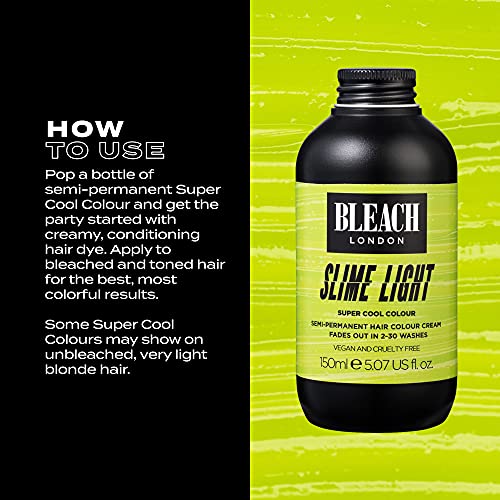 Bleach London Slime Light Color Semi-Permanente Verde Neón miniatura 3