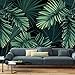 Produktbild Hwhz Bananenblätter Malen Benutzerdefinierte Foto Tapete Wandbilder 3D Wohnzimmer Schlafzimmer Home Hotel Dekor Seide Tapete-280X200Cm