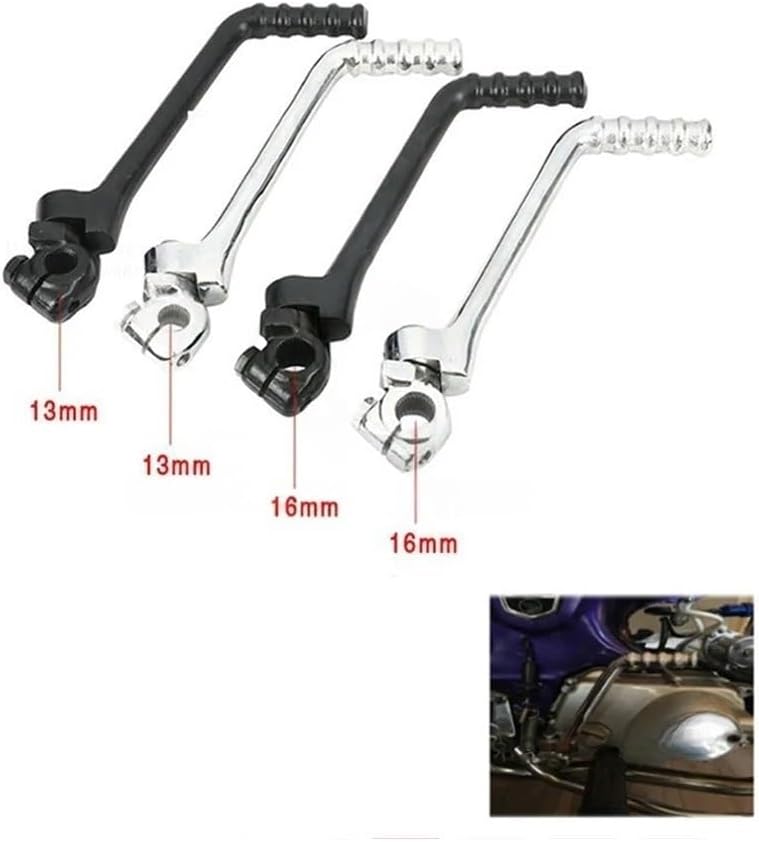 Motorcycle Kick Starter 13mm 16mm Motorcycle Pedal Starter Lever Actuation for 50 70 90 110 125 140 150 160 CC for Kayo SSR Sdg BSE for Sujeira