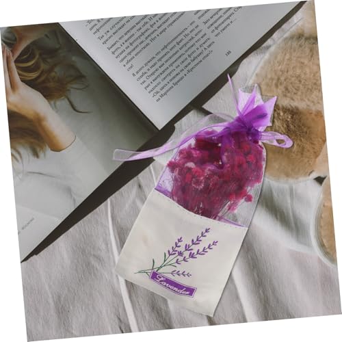 Bolsas aromáticas de lavanda en algodón color púrpura miniatura 3