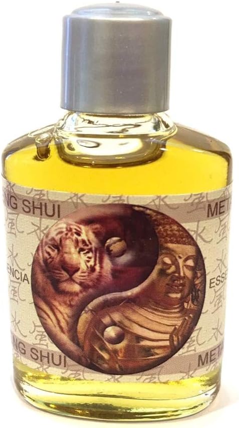 Feng Shui Metal Gold Bring Fortune Essential Fragrance Oil Blend by Flaires 15ml