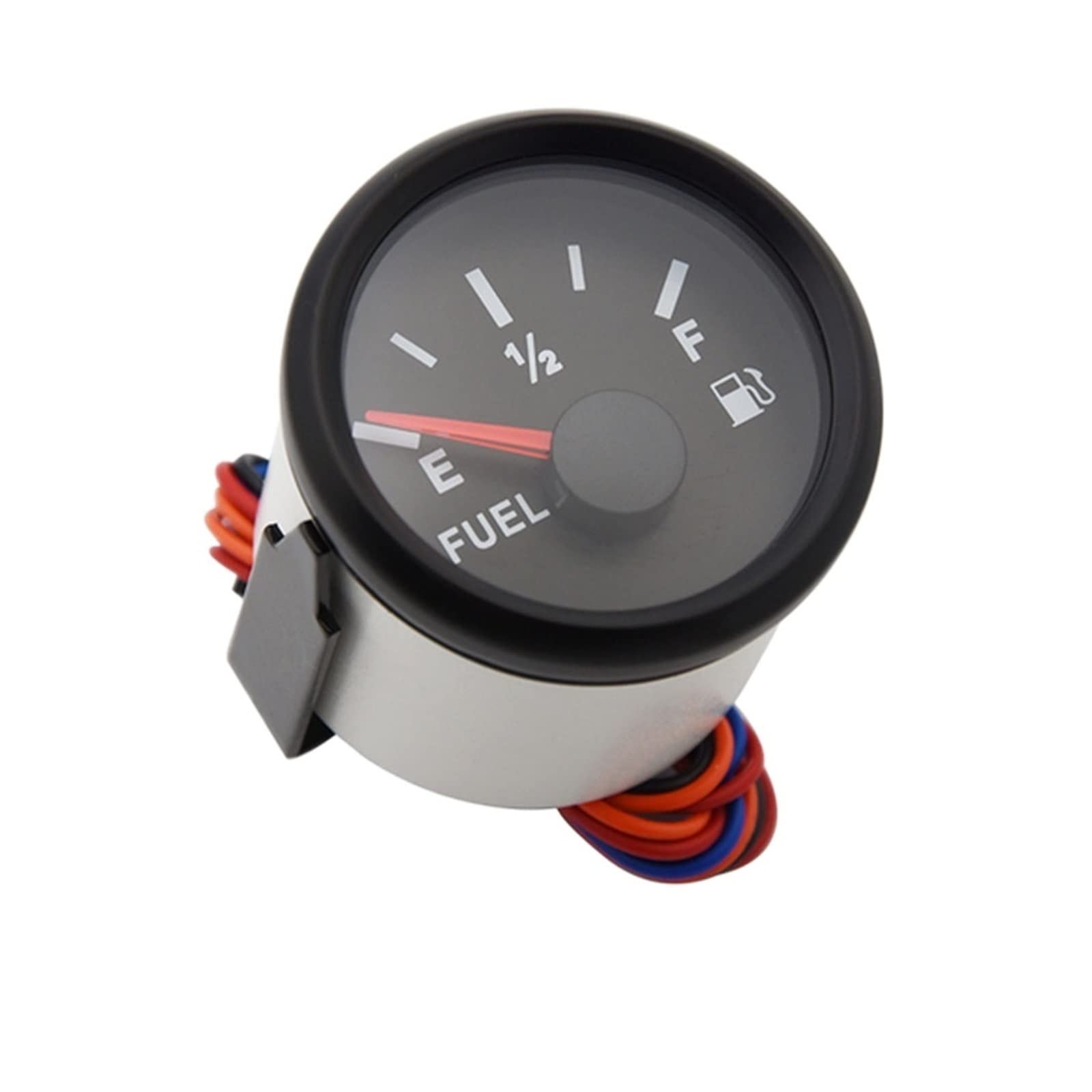 Bootsanzeige 52 mm Kraftstoffstandsanzeige 0-90 Ohm 240-33 Ohm Öltank-Füllstandsanzeige mit roter Hintergrundbeleuchtung for Marine-Bootsauto 9-32 V für Boote, PKW, LKW, Wohnmobile