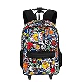 Mochila com Carrinho Externo NBA Begins - Preto
