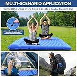 NAPASA Camping Mat, 14CM Ultralight Inflatable Sleeping Pad with Built-in Foot Pump, Double Joinable, Compact, Waterproof for Backpacking, Hiking, Tent Trap Traveling - Image 5