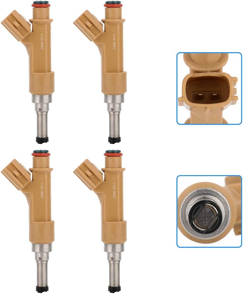 4PCS Fuel Injector for Scion for xD 2008-2009 for Toyota for Corolla 2009-2018 for Toyota for Matrix 2009-2013 - FJ106 Fuel Injector Kit 12 Holes