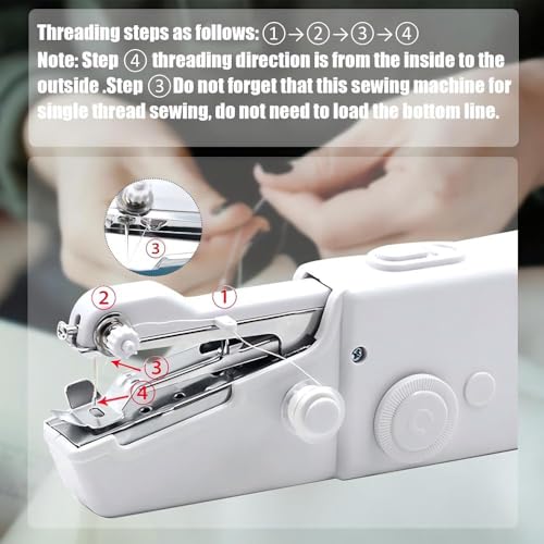 Mini machine à coudre portable pour réussir vos points rapides sans sortir la grande machine - 6