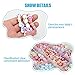 DIY Beads Set Necklace Bracelet Jewelry Making Crafts Kits for Girls Kids 1000 Beads of 24 Different Types and Shapes