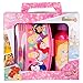 Set Principesse Disney Ariel Cenerentola Rapunzel Biancaneve Jasmine Borraccia in Alluminio + PORTAMERENDA con Posate in Confezione - ST51263
