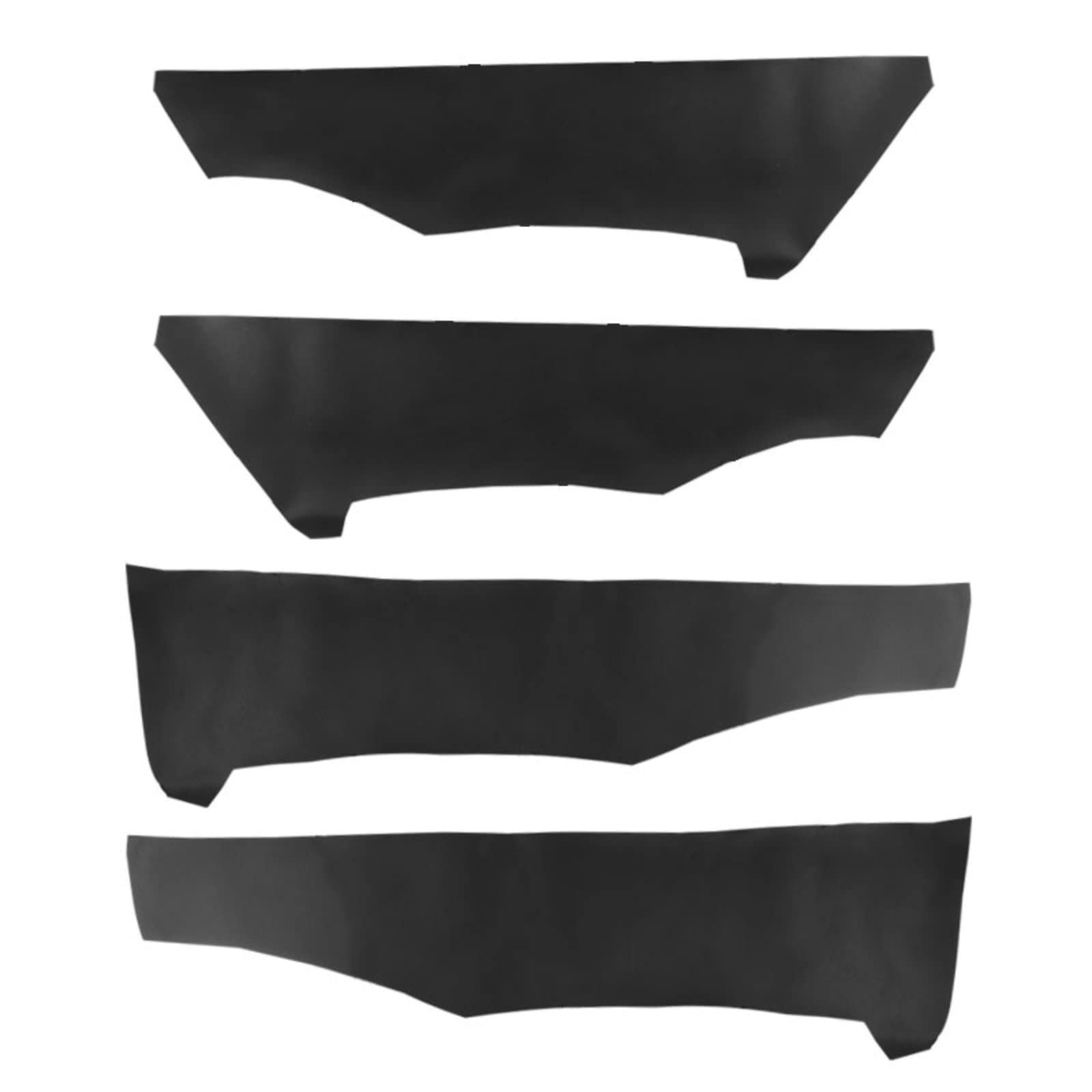 4pcs Microfiber Leather Door Panel Cover For Honda Civic 8th Gen Sedan 2006 2007 2008 2009 2010 2011 Car Door Panels Cover Trim