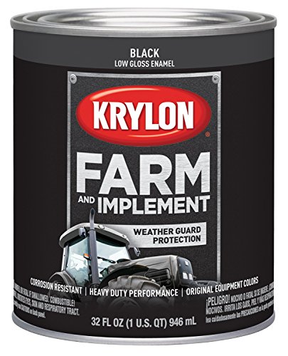 Image of Krylon 2022 Farm & Implement Brush, Low Gloss, Black, 1 Quart Architectural Paints