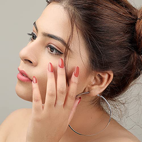 Image of Warm Brown Professional Nail Polish | Long Lasting, Quick Dry, Chip Resistant, High Shine Nail Paint | Smooth & Easy Application, Vibrant Trendy Shades for Women & Girls Party Daily Use 15ml