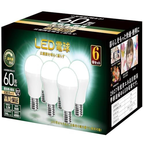 LEDd Ή E17 60W` 590lm F ~jNvg d Lz `d Ή Lz fMފΉ PSEF 6Zb(F)