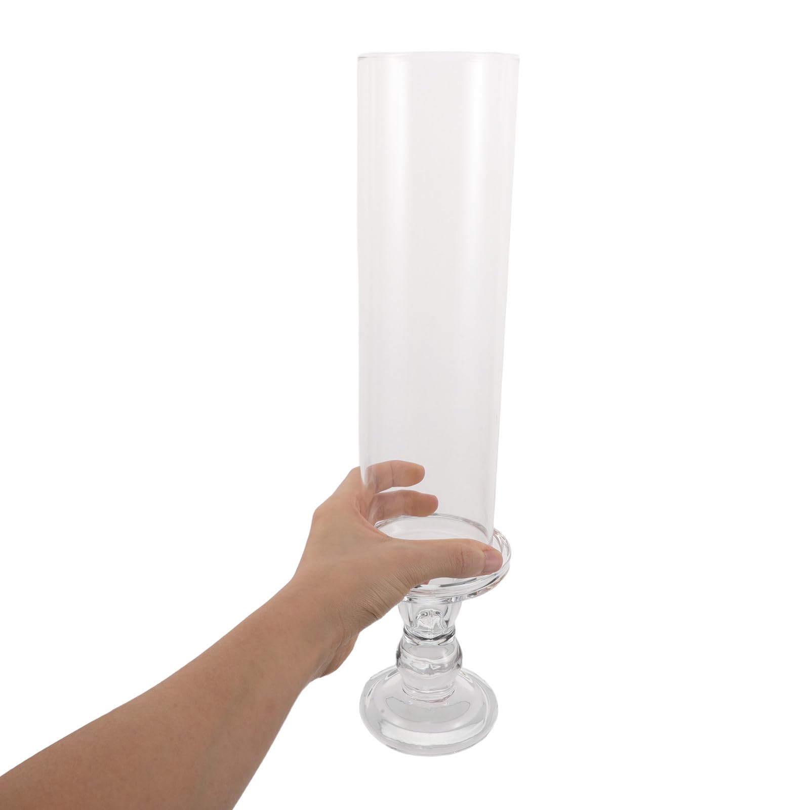Kerzenhalter aus Glas 2 Stück mit Windschutz, Europäisch